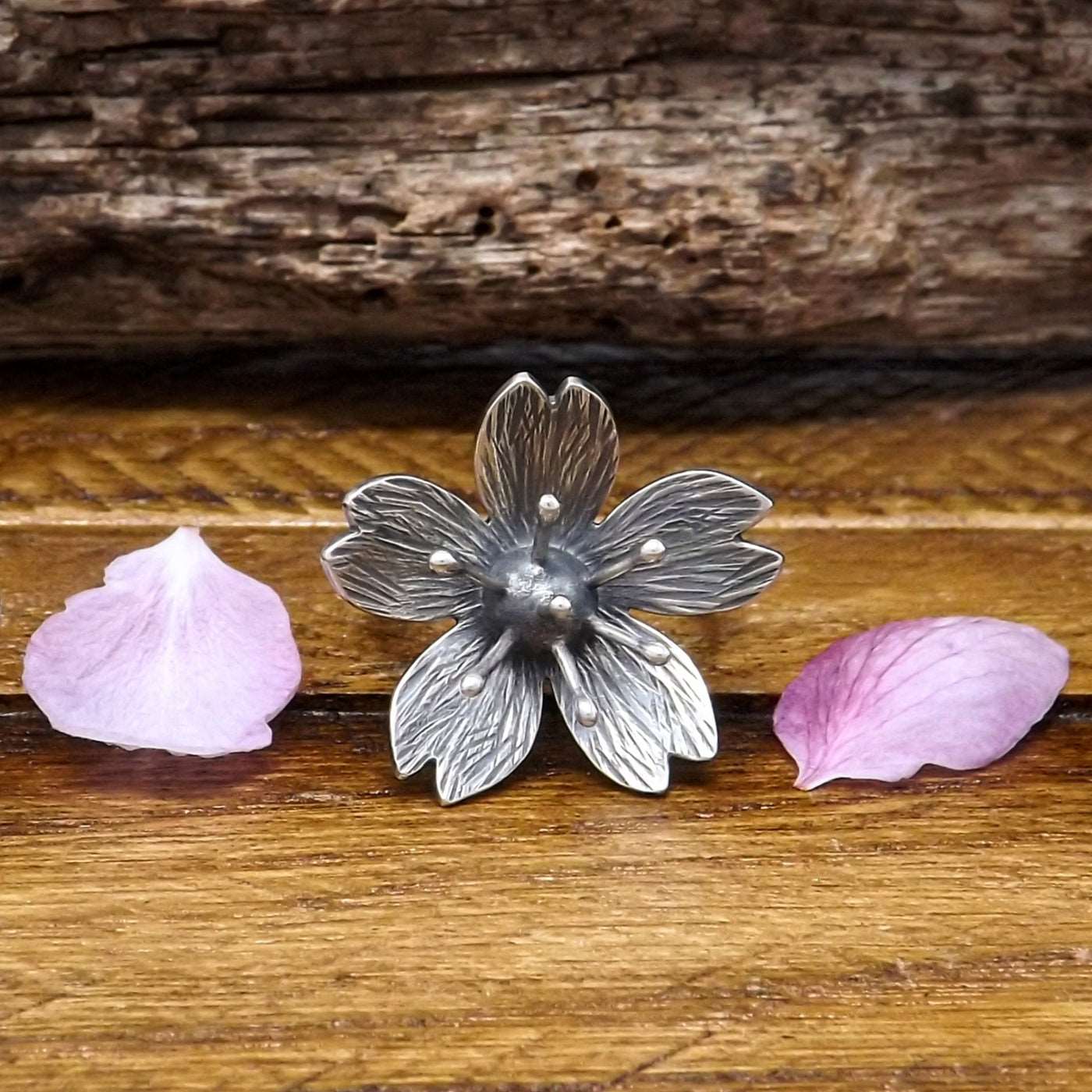 Cherry Blossom Flower Ring