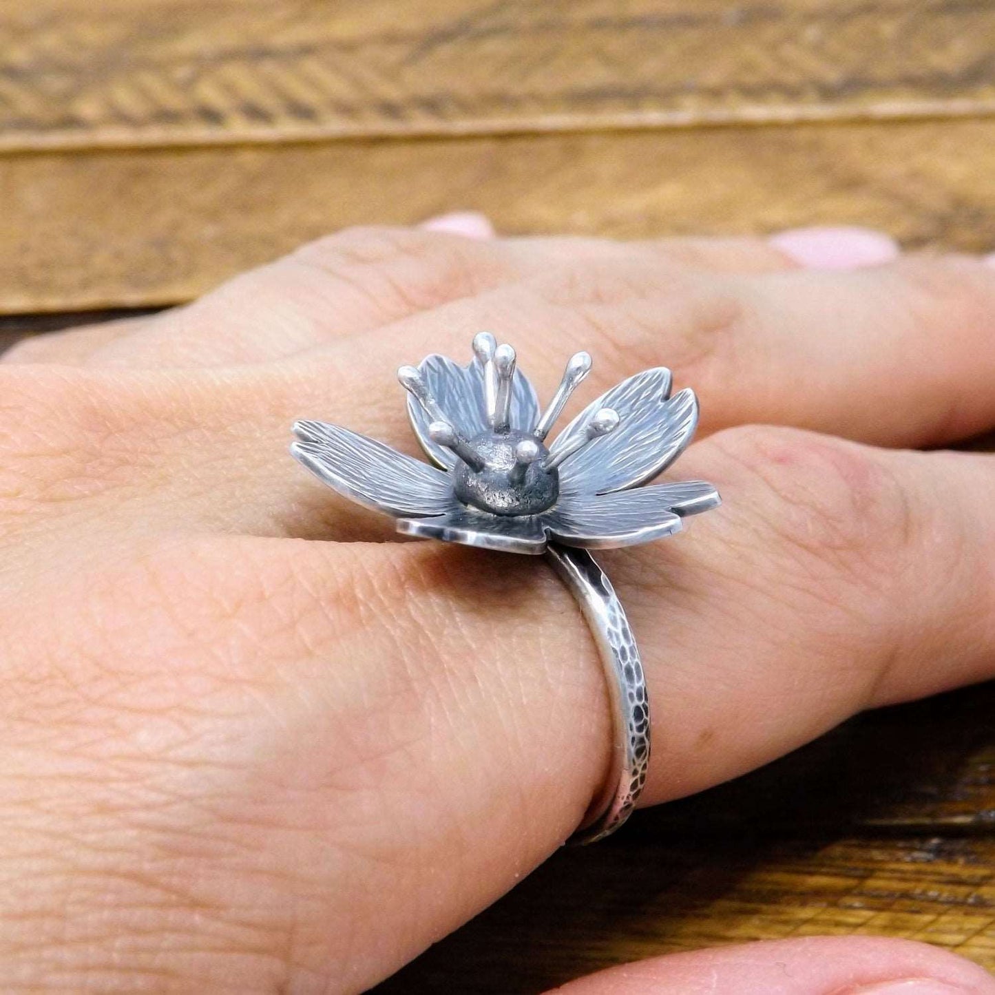 Cherry Blossom Flower Ring