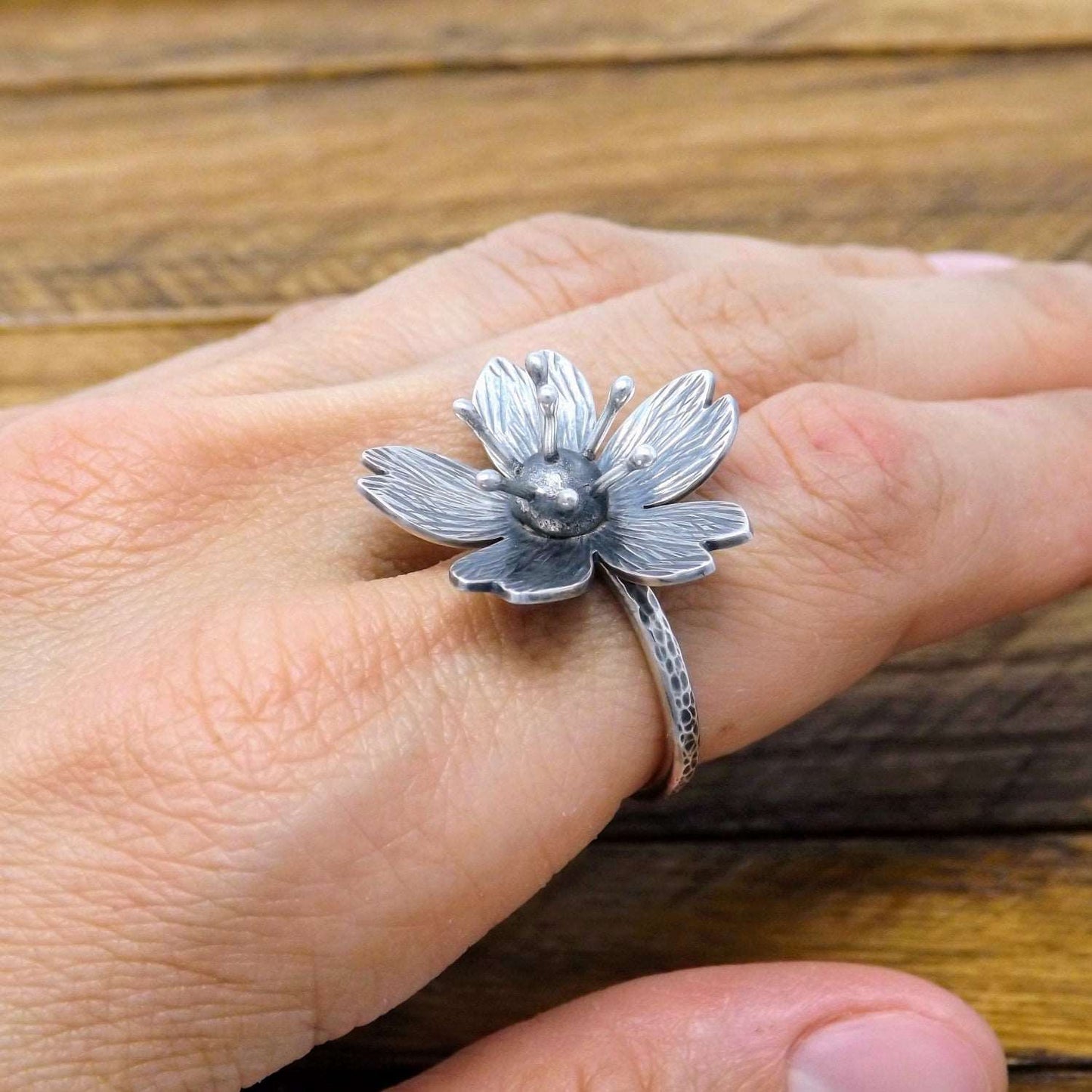 Cherry Blossom Flower Ring