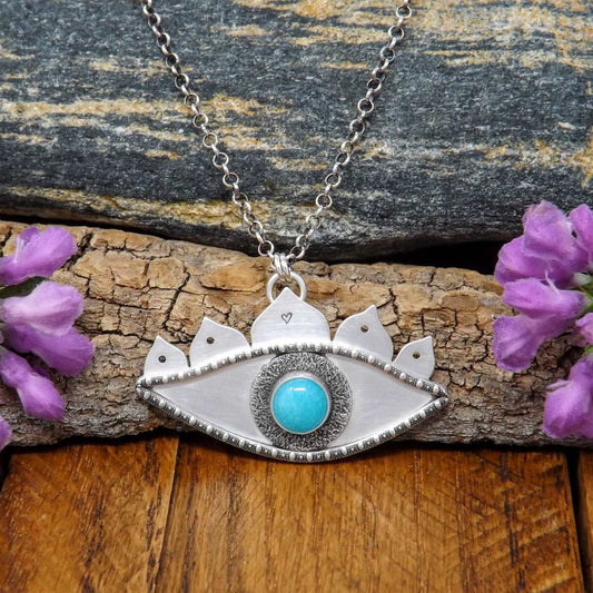 Sterling Silver See Beyond Illusion Amazonite Necklace